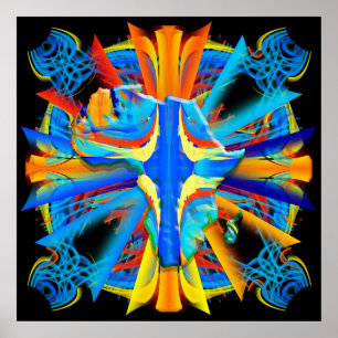 Poster Africa Rising Africa Artwork révolution imprimer