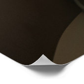 Poster Africain exotique Glamour femme rouge lèvres vert  (Coin)