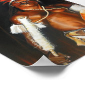 Poster africain Zulu Warrior (Coin)