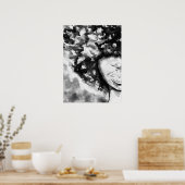 Poster Africaine Femme Afro (Cuisine)