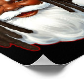 Poster African American Santa Christmas Cool Black X-mas  (Coin)