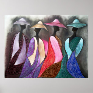 Poster African Church Ladies