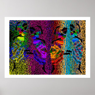 Poster African Foot Dance