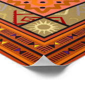 Poster African mask (Coin)