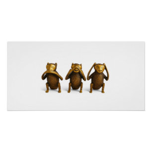 Poster African Wisdom Trio – Inspiring Cultural Art