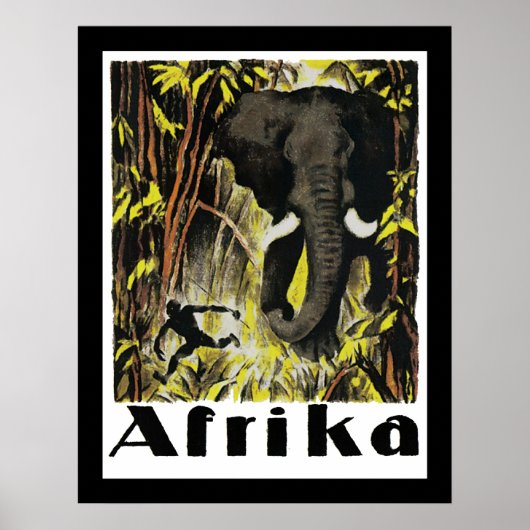 Poster Afrika (Devant)