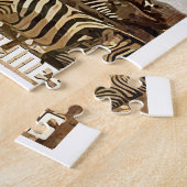 Poster Afrika toerisme Legpuzzel (Zijkant)