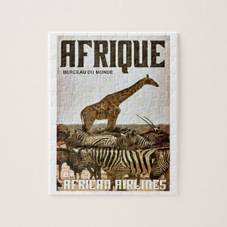 Poster Afrika toerisme Legpuzzel