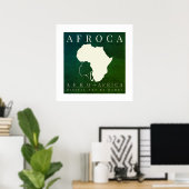 POSTER AFRIQUE AFRO (Bureau à domicile)