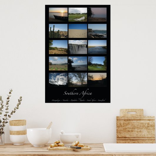 Poster Afrique australe (Cuisine)