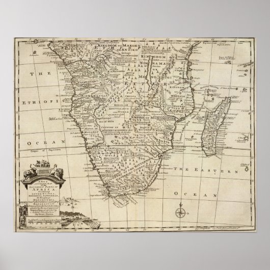 Poster Afrique australe 4 (Devant)