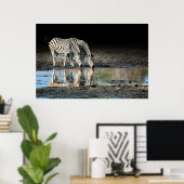 Poster Afrique,Botswana, Delta de l'Okavango, Davison Cam (Bureau à domicile)