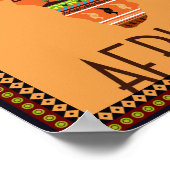 Poster Afrique - Carte (Coin)