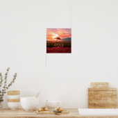 Poster Afrique Coucher de soleil (Cuisine)
