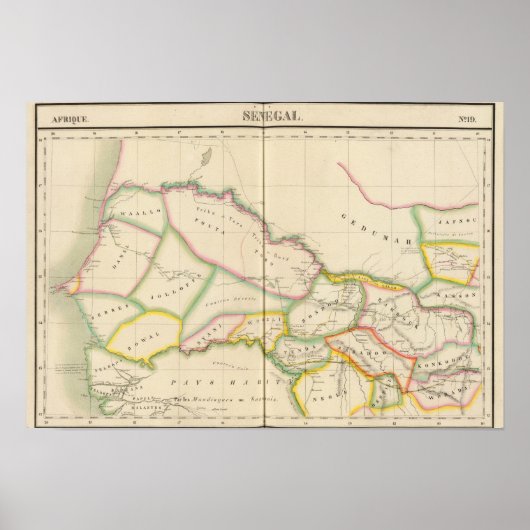 Poster Afrique du Sénégal (Devant)