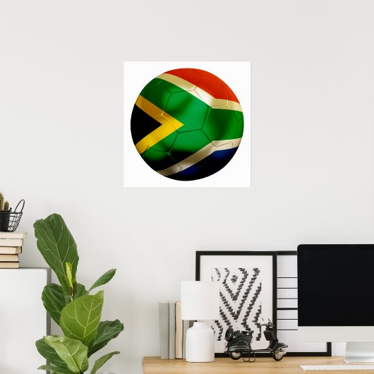 Poster Afrique du Sud (Bureau à domicile)