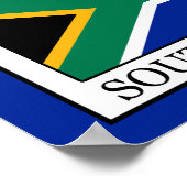 Poster Afrique du Sud (Coin)