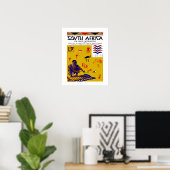 Poster Afrique du Sud (Bureau à domicile)