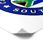 Poster Afrique du Sud du Cap (Coin)