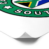 Poster Afrique du Sud du Cap (Coin)