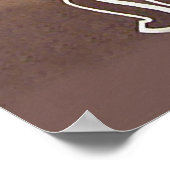 Poster Afrique du Sud, Giraffe, voyage vintage (Coin)