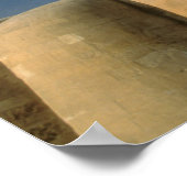 Poster Afrique, Egypte, Caire, Plateau de Gizeh. Sphinx (Coin)