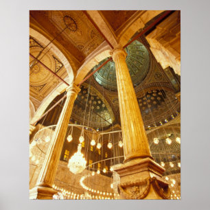Poster AFRIQUE, Egypte, Le Caire, Mosquée Muhammad Ali