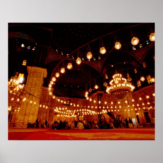 Poster Afrique, Egypte, Le Caire, Mosquée Muhammad Ali, L (Devant)