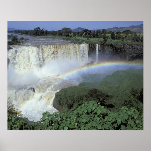 Poster Afrique, Éthiopie, rivière Nil Bleu, Cataracte. 2 (Devant)