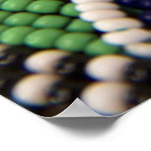 Poster Afrique, Kenya. Les perles tribales Masai (Coin)