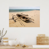 Poster Afrique, Mozambique, île de Mogundula (Cuisine)