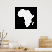 Poster Afrique noire audacieuse (Cuisine)