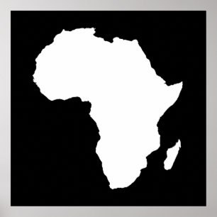 Poster Afrique noire audacieuse