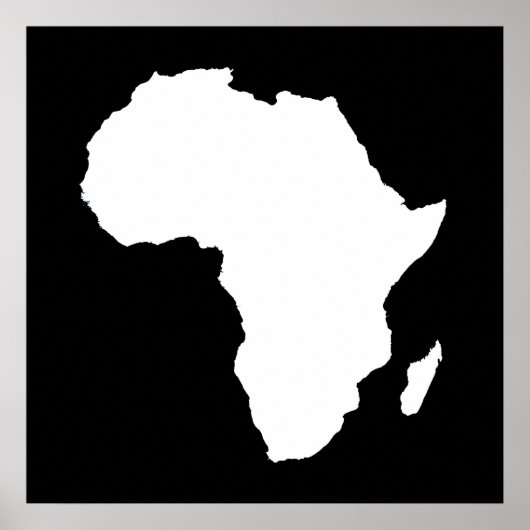 Poster Afrique noire audacieuse (Devant)