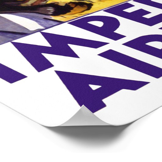 Poster Afrique par Imperial Airways (Coin)