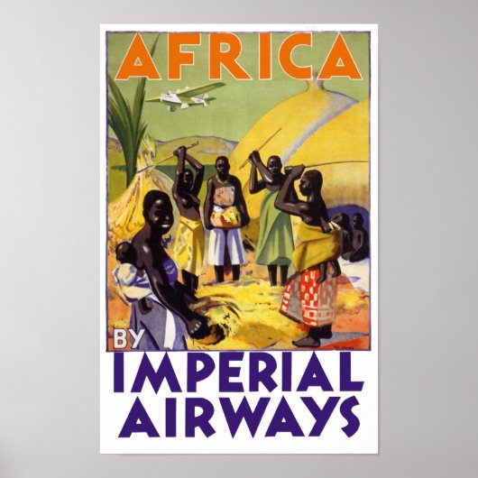 Poster Afrique par Imperial Airways (Devant)
