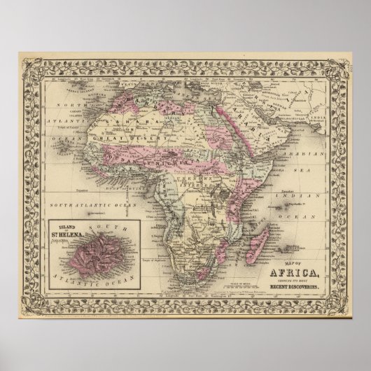 Poster Afrique Sainte-Hélène (Devant)