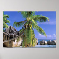 Afrique, Seychelles, île de La Digue. Granite