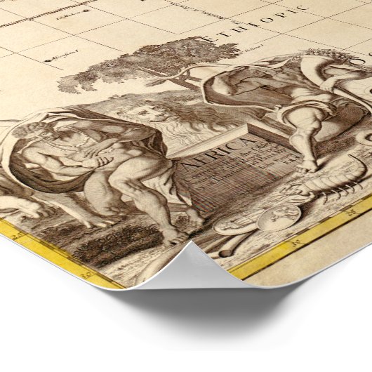 Poster Afrique vers 1725 (Coin)