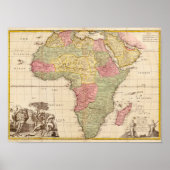 Poster Afrique vers 1725 (Devant)