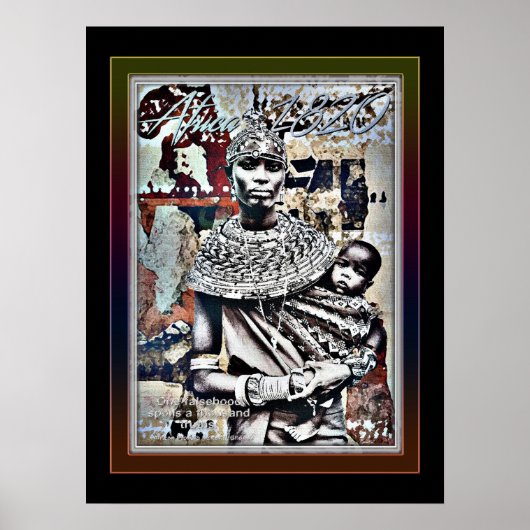 Poster Afrique Vintage 1820 (Devant)