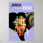 Poster Afrique ~ Vol là (Devant)