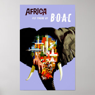 Poster Afrique ~ Vol là
