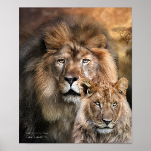Poster Afrique - Wild Generations Art Poster/Imprimer (Devant)