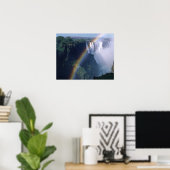 Poster Afrique, Zimbabwe. Chutes Victoria (Bureau à domicile)