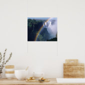 Poster Afrique, Zimbabwe. Chutes Victoria (Cuisine)