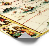 Poster AfriqueCarte panoramiqueAfrique (Coin)