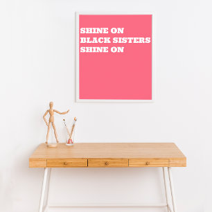 Poster Afro-Américain (Noir) Motivation