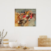 Poster Afro Basaldella composition 1956 (Cuisine)