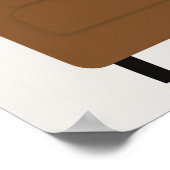 Poster Afro Black Woman Boho Abstrait Wall Art (Coin)